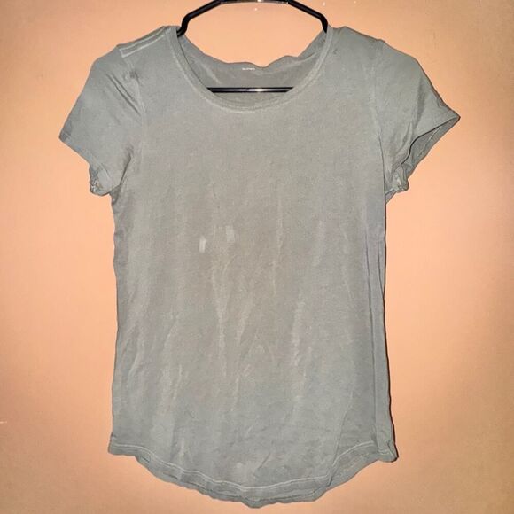 Lululemon Love Crew Washed French Clay Short Sleeve Shirt - Sz 4 - Picture 1 of 6